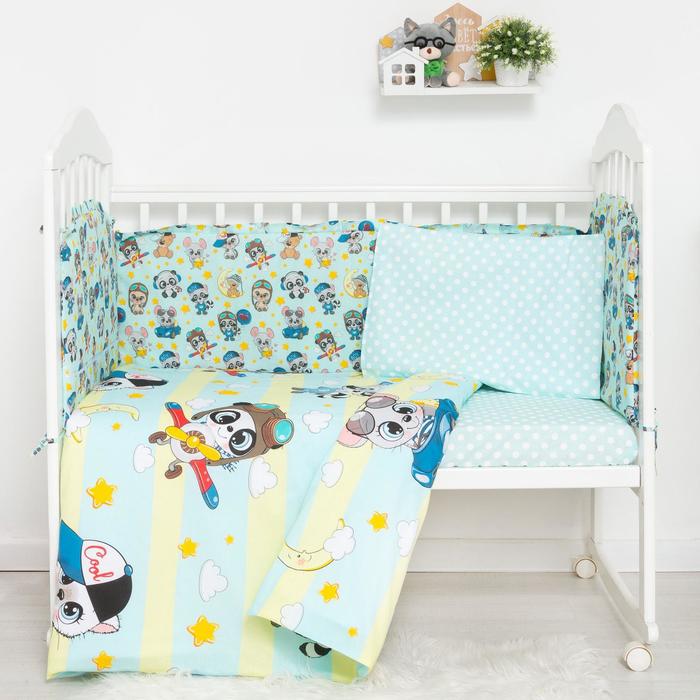 Комплект в кроватку 6пр. «Малыши мальчики»
Комплект в кроватку 6пр. «Малыши мальчики»