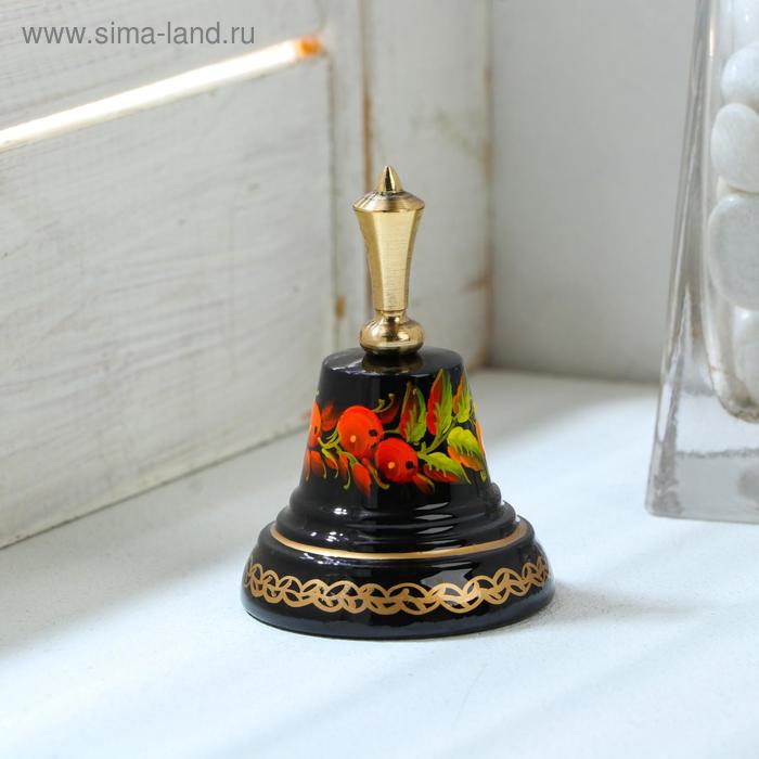 Колокольчик Валдайский "№3. Ягоды", расписной, с короткой ручкой, d=40 мм
Колокольчик Валдайский "№3. Ягоды", расписной, с короткой ручкой, d=40 мм