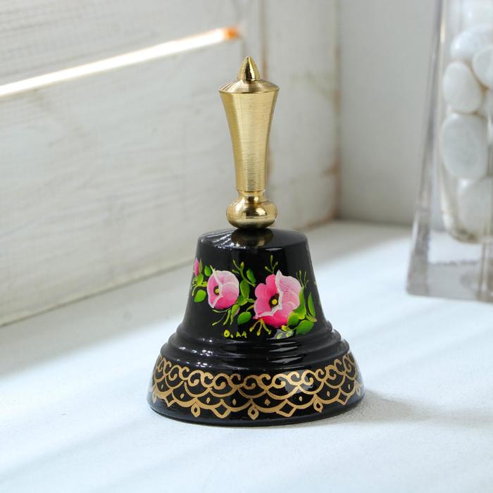 Колокольчик Валдайский "№4. Цветы", расписной, с короткой ручкой, d=45 мм
Колокольчик Валдайский "№4. Цветы", расписной, с короткой ручкой, d=45 мм