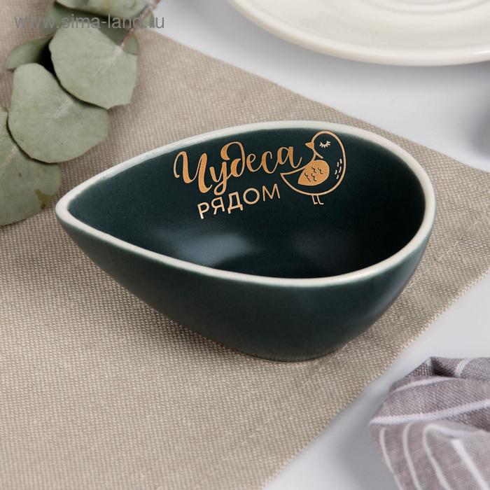 Соусник «Чудеса рядом», серый, 10 х 7 см
Соусник «Чудеса рядом», серый, 10 х 7 см