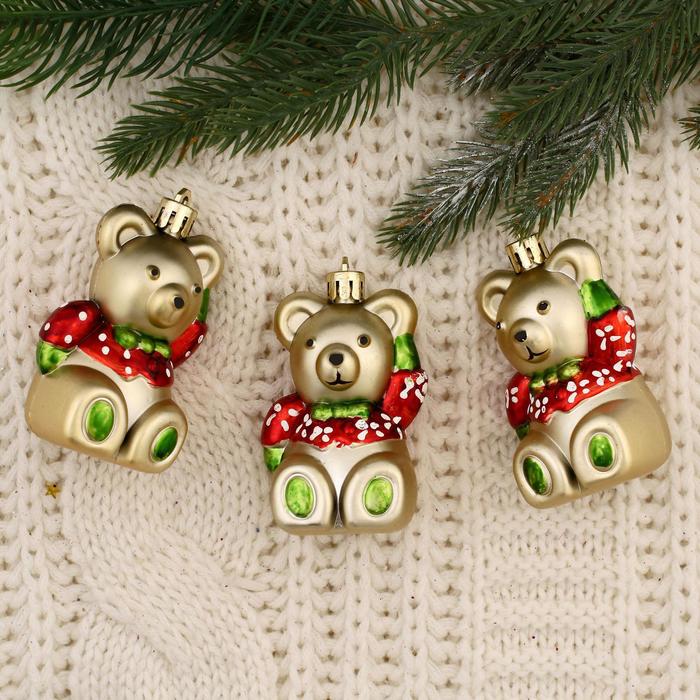 Украшение ёлочное "Медвежонок в пиджаке" (набор 3 шт) 4,5х6,5 см
Украшение ёлочное "Медвежонок в пиджаке" (набор 3 шт) 4,5х6,5 см