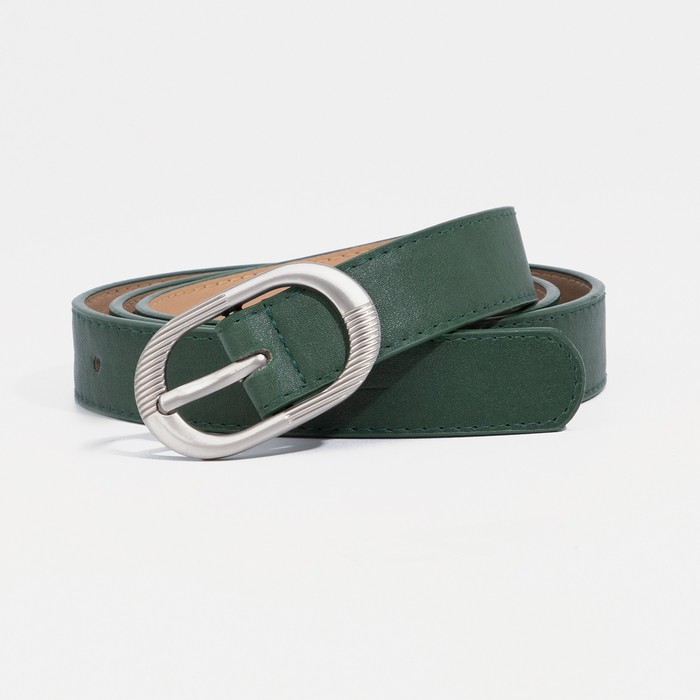 Ремень женский, ширина 2,3 см, гладкий, пряжка металл, цвет зелёный
Ремень женский, ширина 2,3 см, гладкий, пряжка металл, цвет зелёный