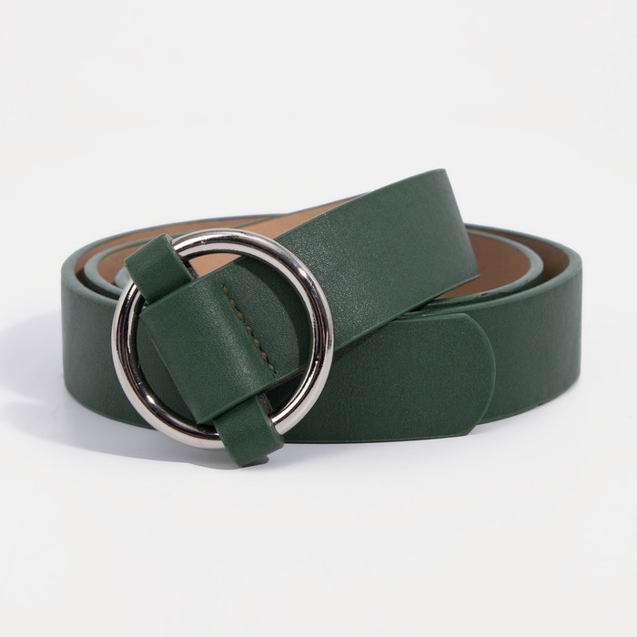 Ремень женский, ширина 2,8 см, гладкий, пряжка металл, цвет зелёный
Ремень женский, ширина 2,8 см, гладкий, пряжка металл, цвет зелёный