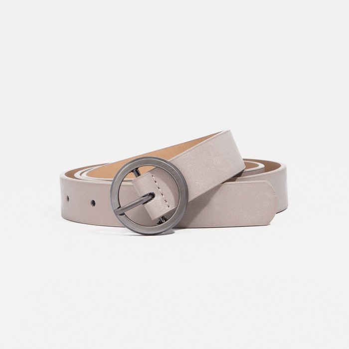 Ремень женский, ширина 2,3 см, гладкий, пряжка металл, цвет серый
Ремень женский, ширина 2,3 см, гладкий, пряжка металл, цвет серый