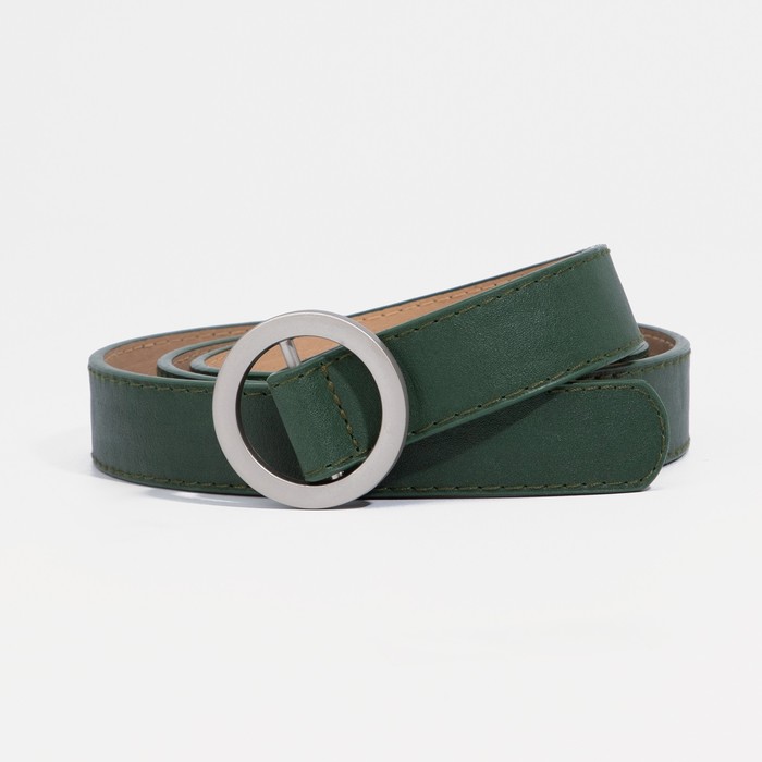 Ремень женский, ширина 2,3 см, гладкий, пряжка металл, цвет зелёный
Ремень женский, ширина 2,3 см, гладкий, пряжка металл, цвет зелёный