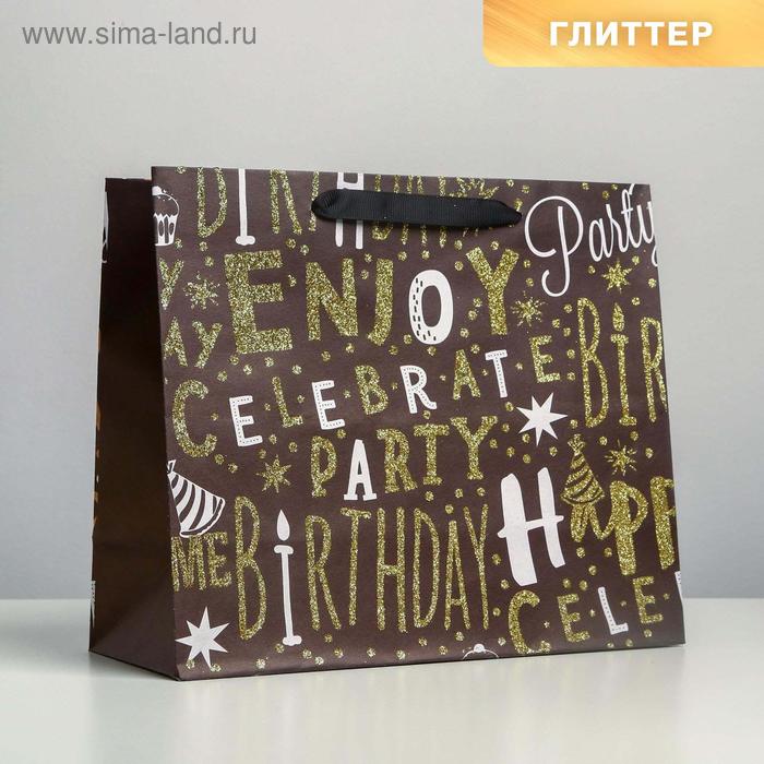 Пакет крафтовый горизонтальный Celebrate, ML 27 × 23 × 11.5 см 
Пакет крафтовый горизонтальный Celebrate, ML 27 × 23 × 11.5 см