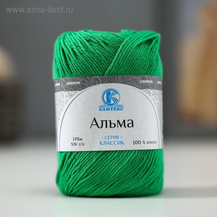 Пряжа "Альма" 100% хлопок 170м/50гр (044 трава)
Пряжа "Альма" 100% хлопок 170м/50гр (044 трава)