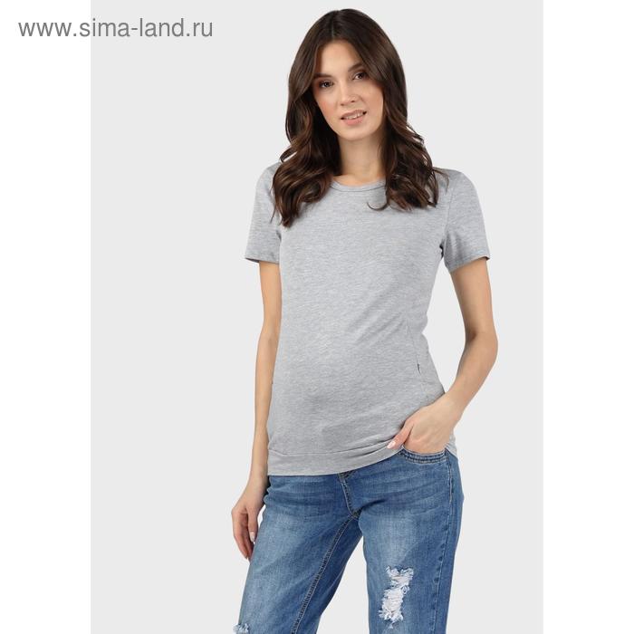 фото Базовая футболка для беременных и кормления «милли», размер 44, цвет серый i love mum