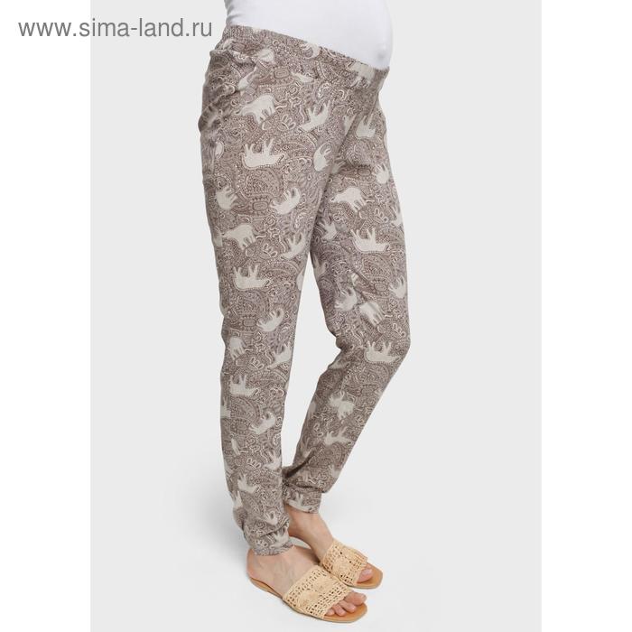 Принтованные брюки для беременных «Салмон», размер 44 
Принтованные брюки для беременных «Салмон», размер 44