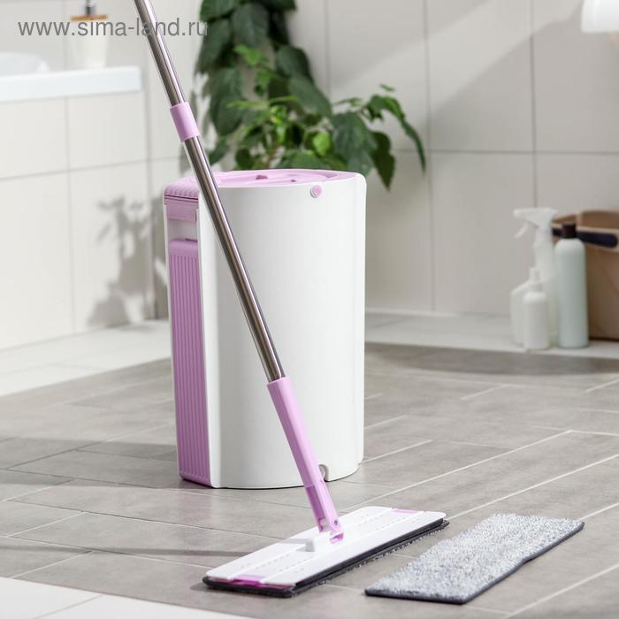 Набор для уборки: ведро с отсеками для полоскания и отжима 10 л, швабра плоская, запасная насадка с двумя карманами, водосгон, цвет МИКС
Набор для уборки: ведро с отсеками для полоскания и отжима 10 л, швабра плоская, запасная насадка с двумя карманами, водосгон, цвет МИКС