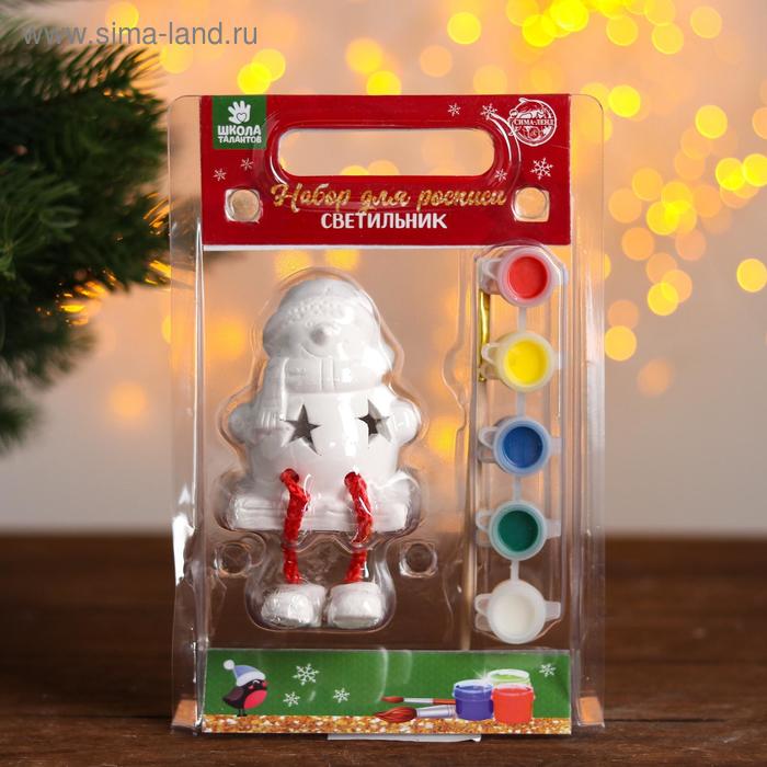 Фигурка под роспись со светом «Снеговичок», краска 5 цв по 2 мл, кисть
Фигурка под роспись со светом «Снеговичок», краска 5 цв по 2 мл, кисть
