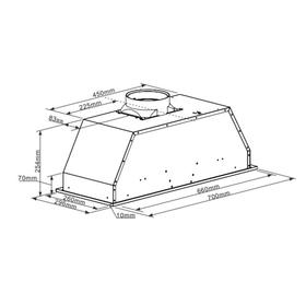 Вытяжка Maunfeld Crosby Light 70 Inox, встраиваемая, 800 м3/ч, 3 скорости, 70 см, серебр.
Вытяжка Maunfeld Crosby Light 70 Inox, встраиваемая, 800 м3/ч, 3 скорости, 70 см, серебр.