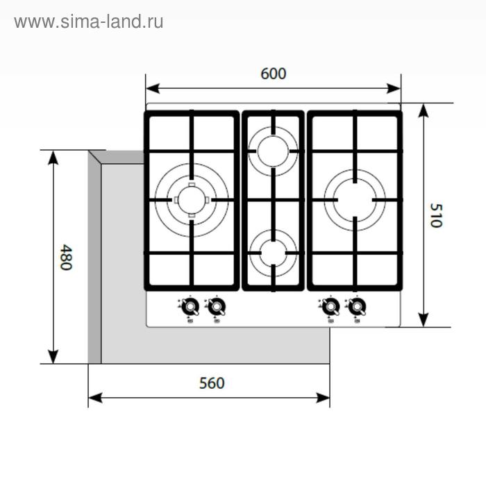 Варочная поверхность Lex GVE 6043 C IV LIGHT, газовая, 4 конфорки, светло-бежевая
Варочная поверхность Lex GVE 6043 C IV LIGHT, газовая, 4 конфорки, светло-бежевая