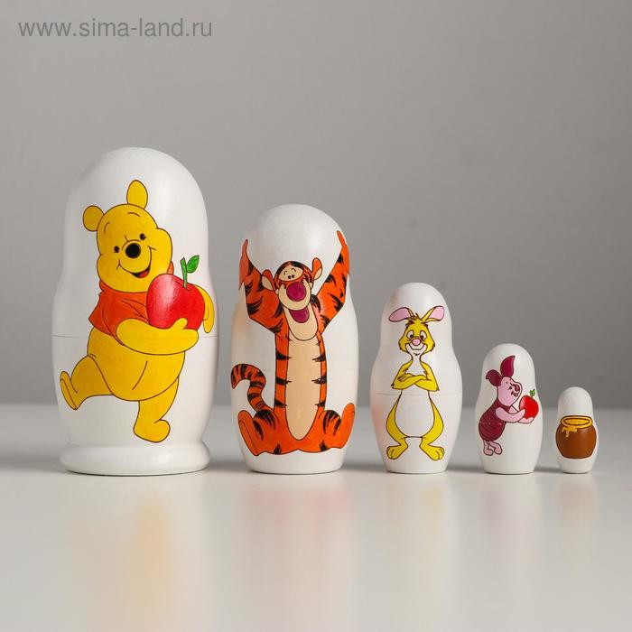 Матрёшка 5 мест «Винни Пух» белая
Матрёшка 5 мест «Винни Пух» белая