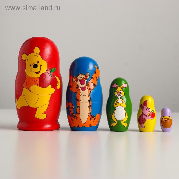 Матрёшка 5 мест «Винни Пух» цветная
Матрёшка 5 мест «Винни Пух» цветная
