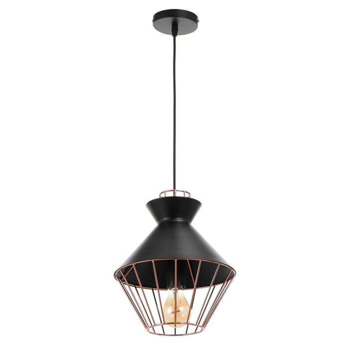 Светильник 59806/1 E27 40Вт черный-медь 23х23х33-133 см
Светильник 59806/1 E27 40Вт черный-медь 23х23х33-133 см