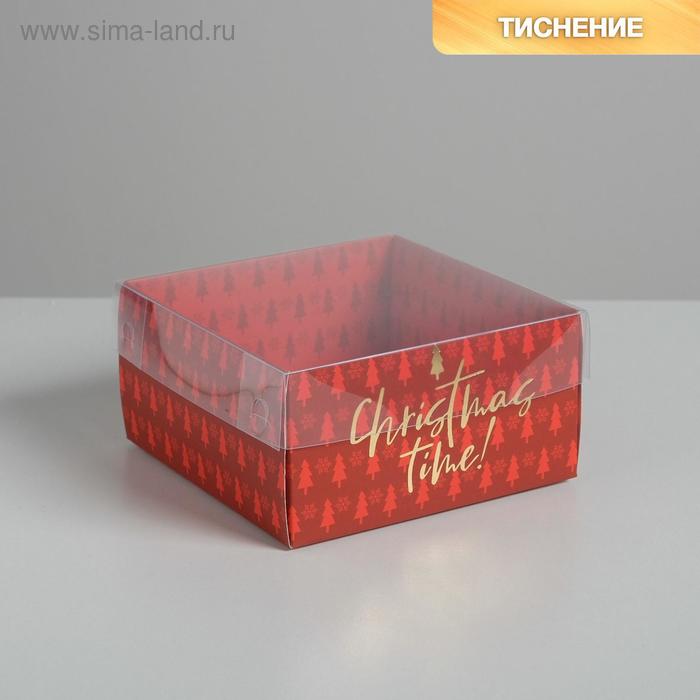 Коробка для кондитерских изделий с PVC крышкой Cristmas time, 12 х 6 х 11,5 см
Коробка для кондитерских изделий с PVC крышкой Cristmas time, 12 х 6 х 11,5 см