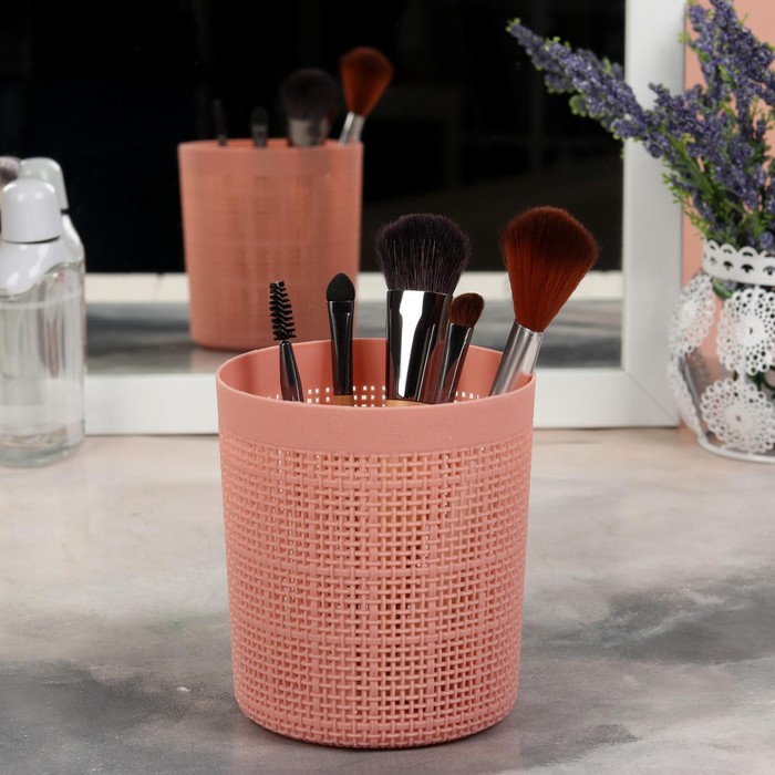 Подставка для кистей, 9,7 × 10,5 см, цвет МИКС
Подставка для кистей, 9,7 × 10,5 см, цвет МИКС