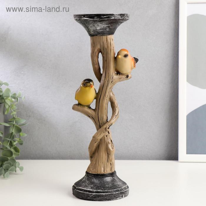 Сувенир полистоун подсвечник "Птички на дереве" 29,5х9х9 см
Сувенир полистоун подсвечник "Птички на дереве" 29,5х9х9 см
