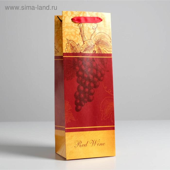 Пакет ламинированный под бутылку «Red Wine», 13 x 36 x 10 см
Пакет ламинированный под бутылку «Red Wine», 13 x 36 x 10 см