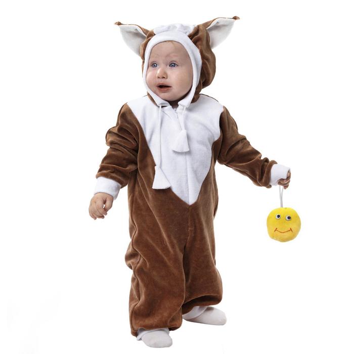 Детский карнавальный комбинезон «Белочка» с игрушкой, велюр, термонаклейка, рост 68-92 см
Детский карнавальный комбинезон «Белочка» с игрушкой, велюр, термонаклейка, рост 68-92 см