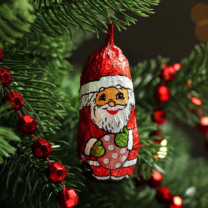 Шоколад «Ёлочные украшения Санты», фигурный, 100 г
Шоколад «Ёлочные украшения Санты», фигурный, 100 г