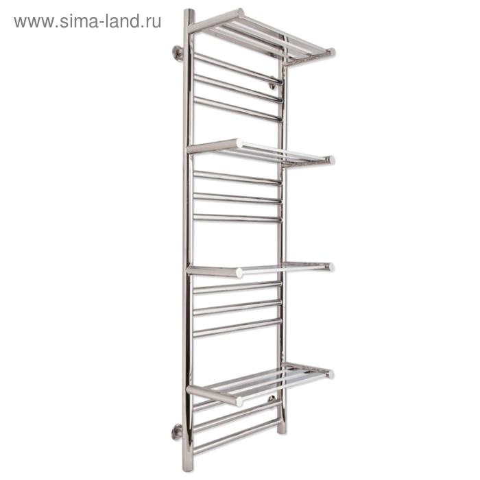 Полотенцесушитель водяной "Ларис" Кватро Форум, 400х1200 мм, 16 перекладин, с полочками
Полотенцесушитель водяной "Ларис" Кватро Форум, 400х1200 мм, 16 перекладин, с полочками