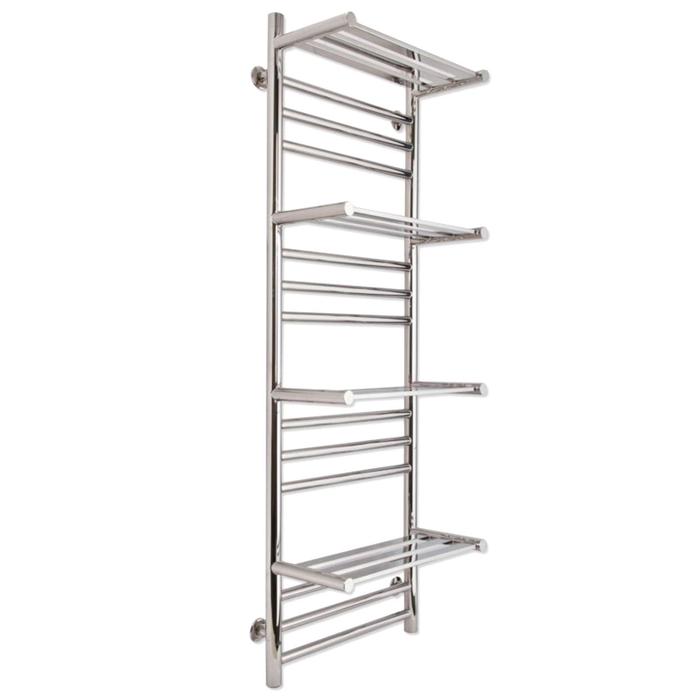 Полотенцесушитель водяной "Ларис" Кватро Форум, 500х1200 мм, 16 перекладин, с полочками
Полотенцесушитель водяной "Ларис" Кватро Форум, 500х1200 мм, 16 перекладин, с полочками