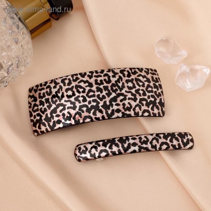 Заколка-автомат для волос "Леопард" (набор 2 шт) 8,5 см и 7,5 см
Заколка-автомат для волос "Леопард" (набор 2 шт) 8,5 см и 7,5 см