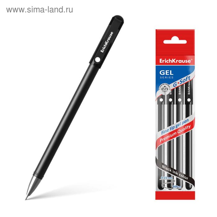 Набор ручек гелевых 4 штуки ErichKrause G-Soft, чернила чёрные, длина линии письма 500 метров
Набор ручек гелевых 4 штуки ErichKrause G-Soft, чернила чёрные, длина линии письма 500 метров