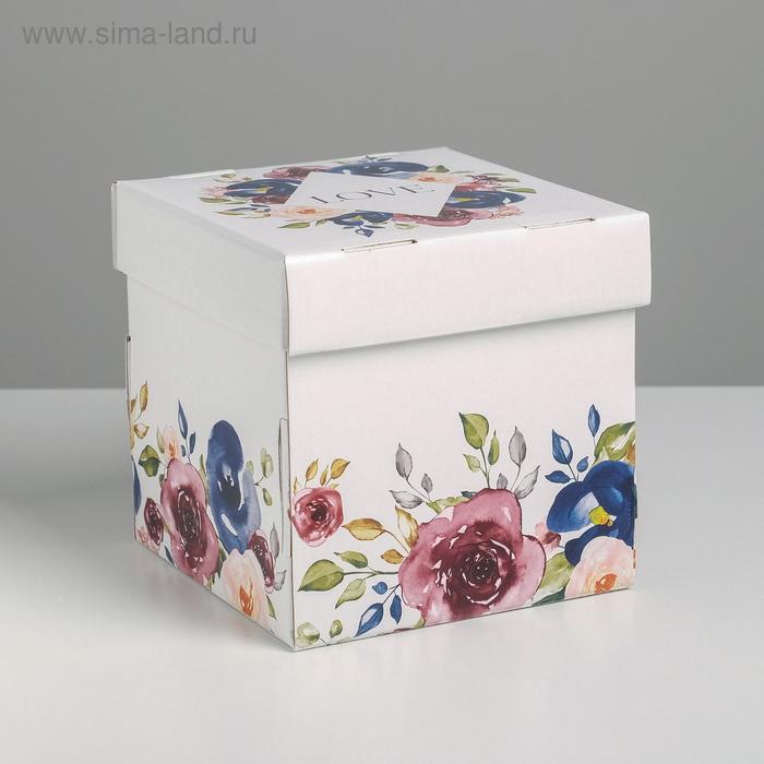 Коробка складная «Цветы», 15 х 15 х 15 см
Коробка складная «Цветы», 15 х 15 х 15 см