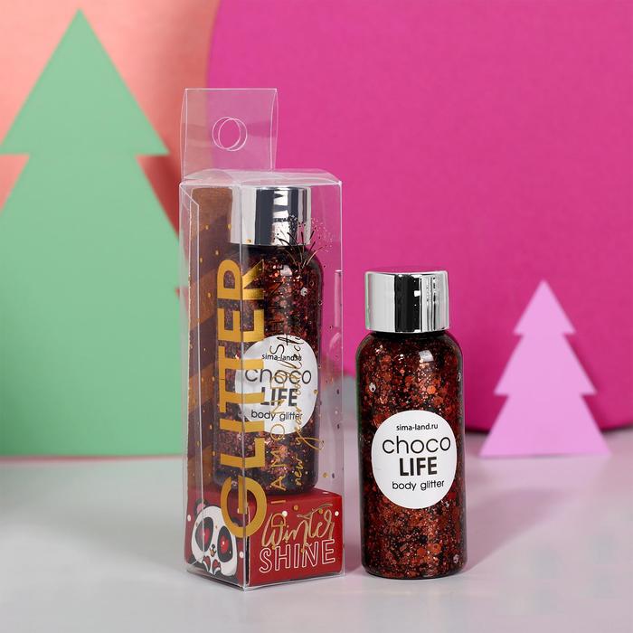Глиттер для лица и тела Winter shine, оттенок шоколадный, 37 мл
Глиттер для лица и тела Winter shine, оттенок шоколадный, 37 мл