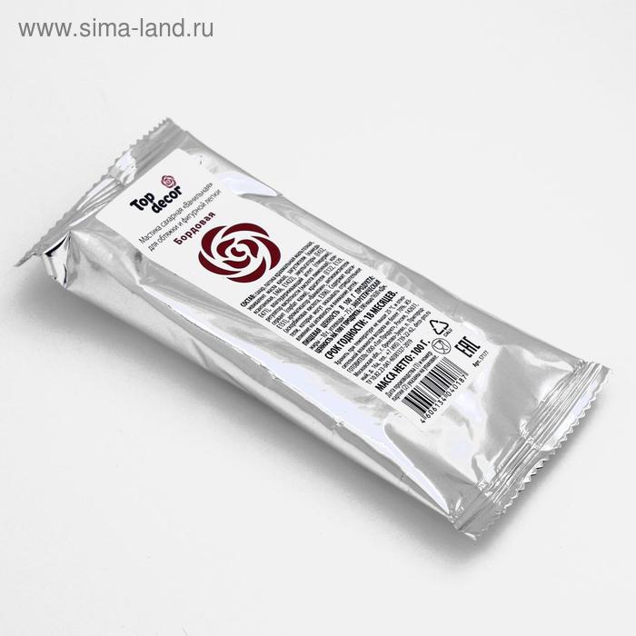 Мастика сахарная, ванильная, бордовая, 100 г
Мастика сахарная, ванильная, бордовая, 100 г