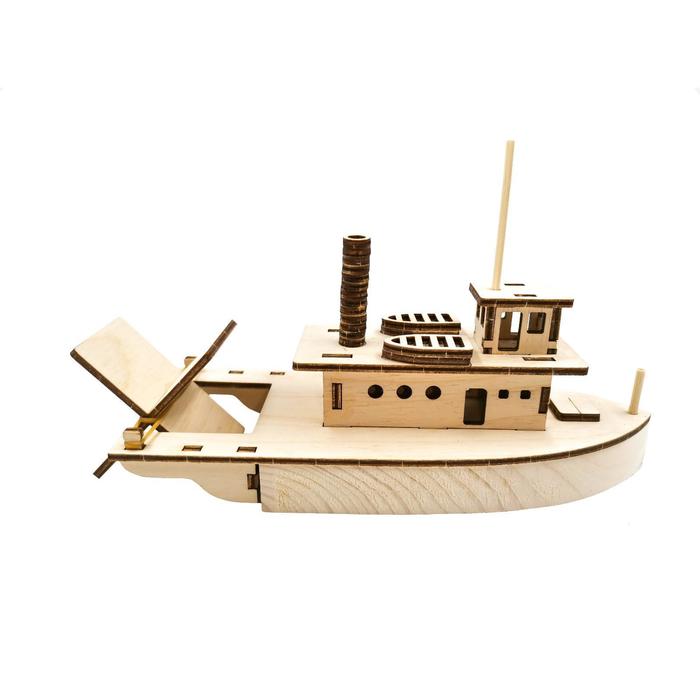 фото Конструктор-набор для сборки «пароход на резиномоторе» древо игр