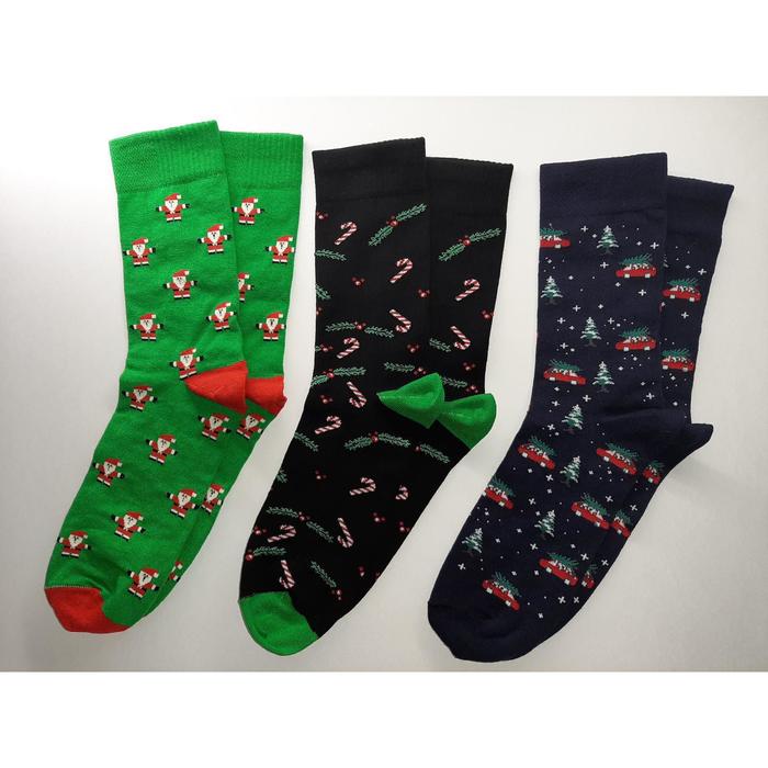 фото Носки мужские, размер 25-27 цвет микс, 6 пар в уп. лысьвенская мануфактура