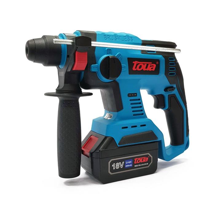 Перфоратор аккумуляторный TOUA DBLH180, 18 В, 4 Ач, Li-lon, 1400 об/мин, 4500 уд/мин
Перфоратор аккумуляторный TOUA DBLH180, 18 В, 4 Ач, Li-lon, 1400 об/мин, 4500 уд/мин