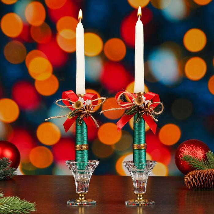 Набор свечей "Новогодний. Зеленый"
Набор свечей "Новогодний. Зеленый"