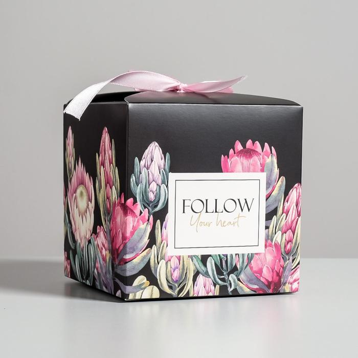 Коробка складная «Follow», 12 × 12 × 12 см
Коробка складная «Follow», 12 × 12 × 12 см