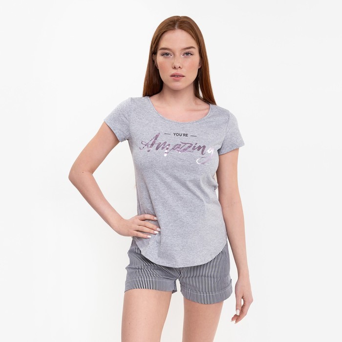 Футболка женская, цвет МИКС, размер 44
Футболка женская, цвет МИКС, размер 44