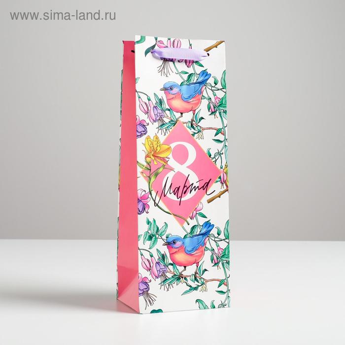 Пакет под бутылку «8 Марта», 36 × 13 × 10 см 
Пакет под бутылку «8 Марта», 36 × 13 × 10 см