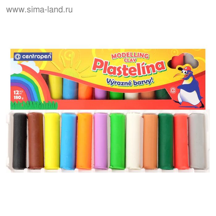 Пластилин 12 цветов 180 г, Centropen, cупер мягкий
Пластилин 12 цветов 180 г, Centropen, cупер мягкий