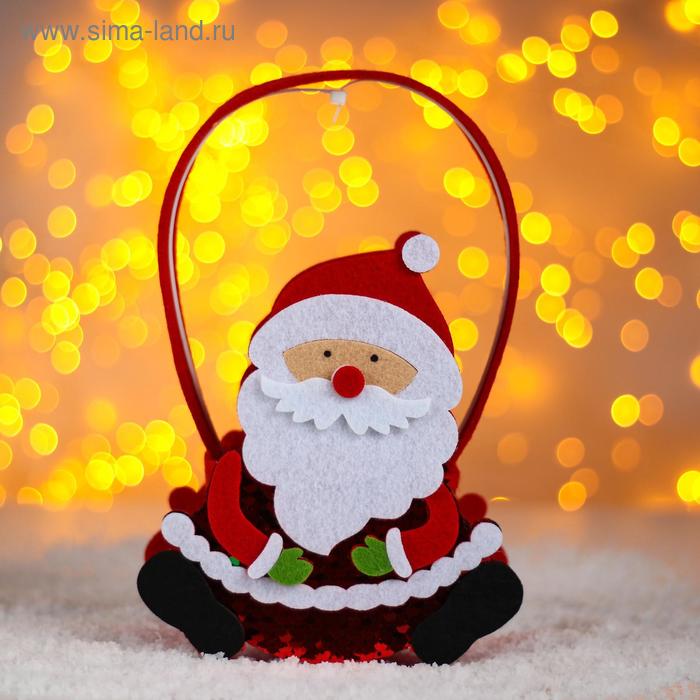 Сумочка «Дед Мороз», с пайетками
Сумочка «Дед Мороз», с пайетками