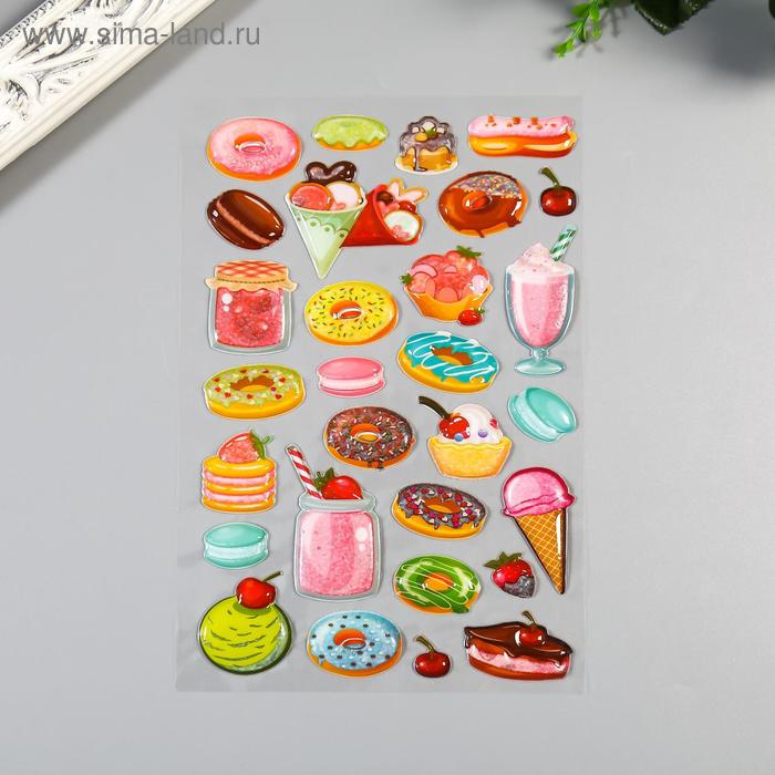 Наклейка пластик выпуклая "Сладости" 30,5х17 см
Наклейка пластик выпуклая "Сладости" 30,5х17 см