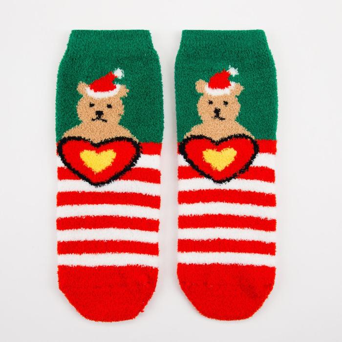 Носки женские махровые, цвет зеленый/красный, размер 36-40
Носки женские махровые, цвет зеленый/красный, размер 36-40