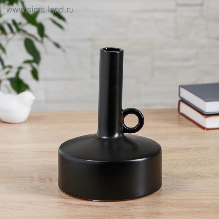 Ваза керамика настольная "Коэн" 3х14х19 см, чёрный
Ваза керамика настольная "Коэн" 3х14х19 см, чёрный