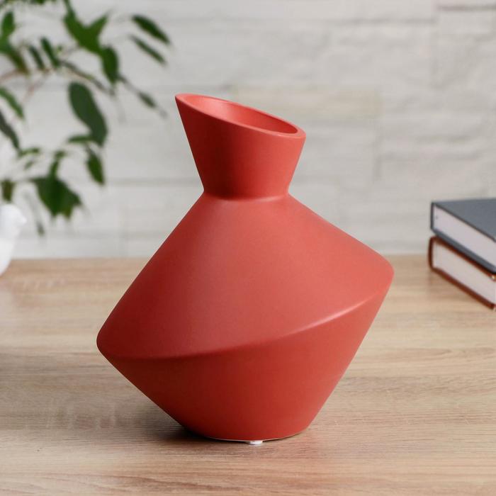 Ваза керамика настольная "Дагмар" 7х17х20 см, коричневый
Ваза керамика настольная "Дагмар" 7х17х20 см, коричневый