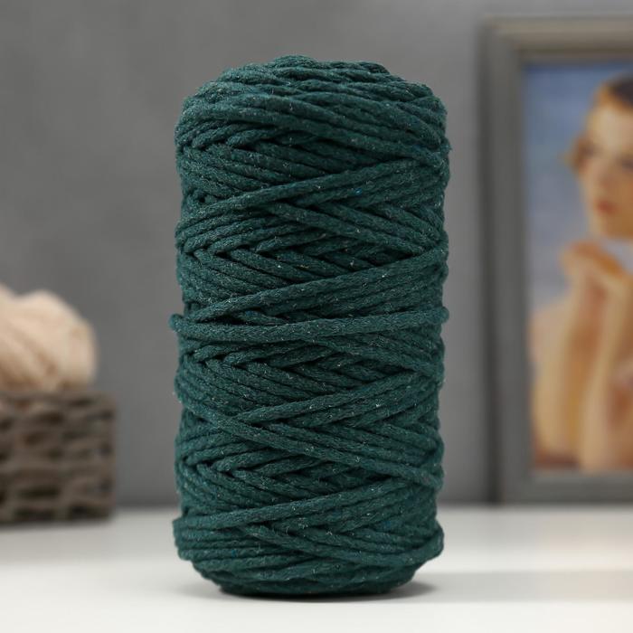 Шнур для вязания 100% хлопок, ширина 5 мм 100м/450гр (Изумруд)
Шнур для вязания 100% хлопок, ширина 5 мм 100м/450гр (Изумруд)