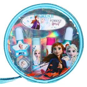 Игровой набор детской декоративной косметики для губ и ногтей, в круглой косметичке, Disney Frozen
Игровой набор детской декоративной косметики для губ и ногтей, в круглой косметичке, Disney Frozen