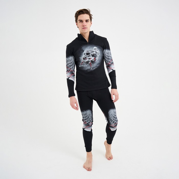 Термобельё мужское (джемпер, кальсоны) цвет чёрный, размер 54
Термобельё мужское (джемпер, кальсоны) цвет чёрный, размер 54