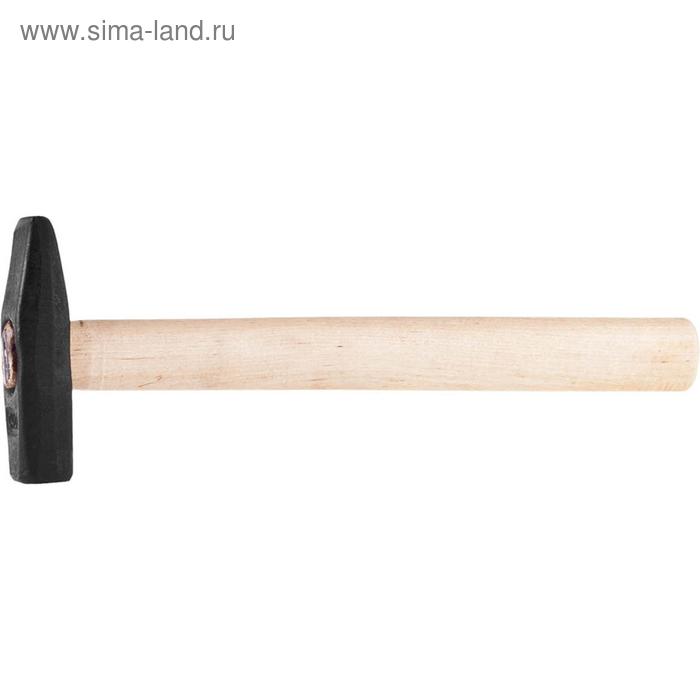 фото Молоток слесарный "сибин" 20045-04, с деревянной рукояткой, 400 гр